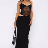Vestido Longo Eclipse Noir | Últimas Unidades
