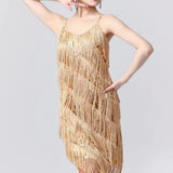 Vestido Fringe Glam
