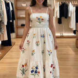 Vestido Feminino Plus Size Floral Boho
