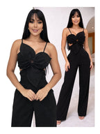 Macacão Boutique Floral em Viscose Premium
