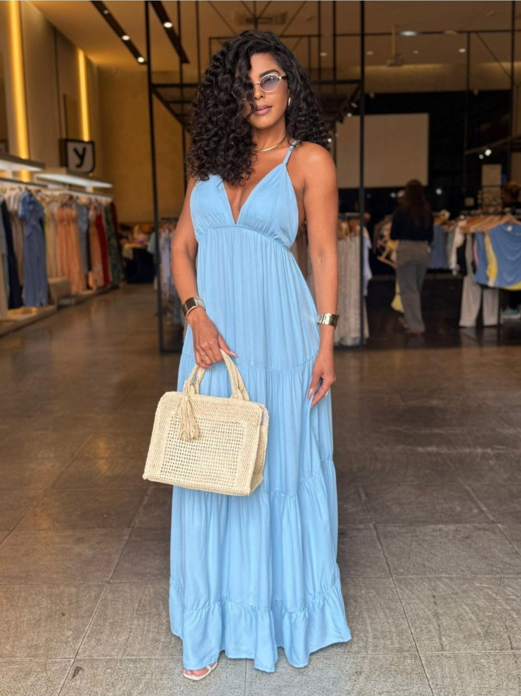 Vestido Mariae Resort em Viscose Premium