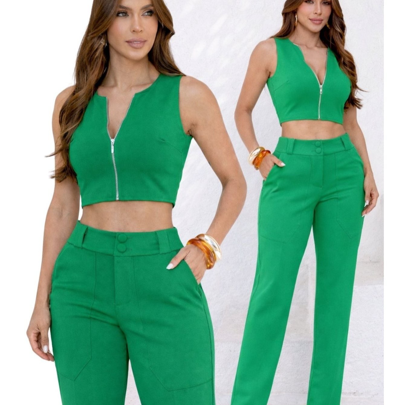 Calça Montaria Cropped Élégance
