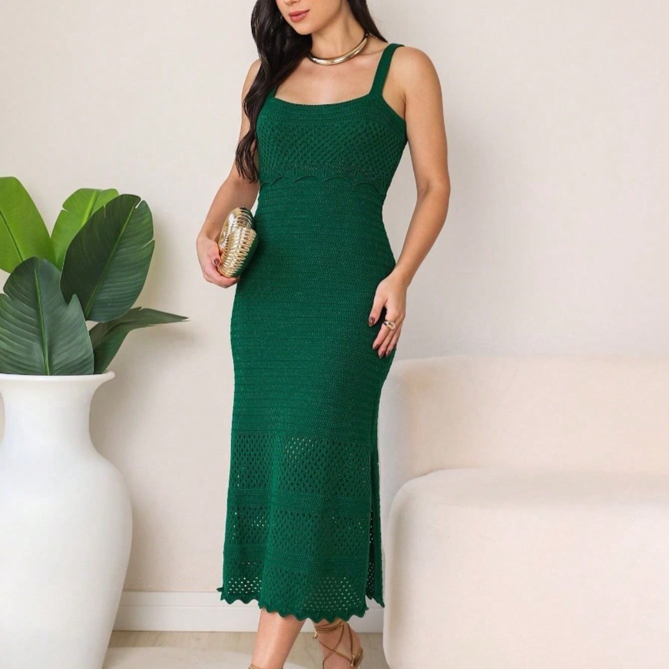 Vestido Longo Tricot Serena