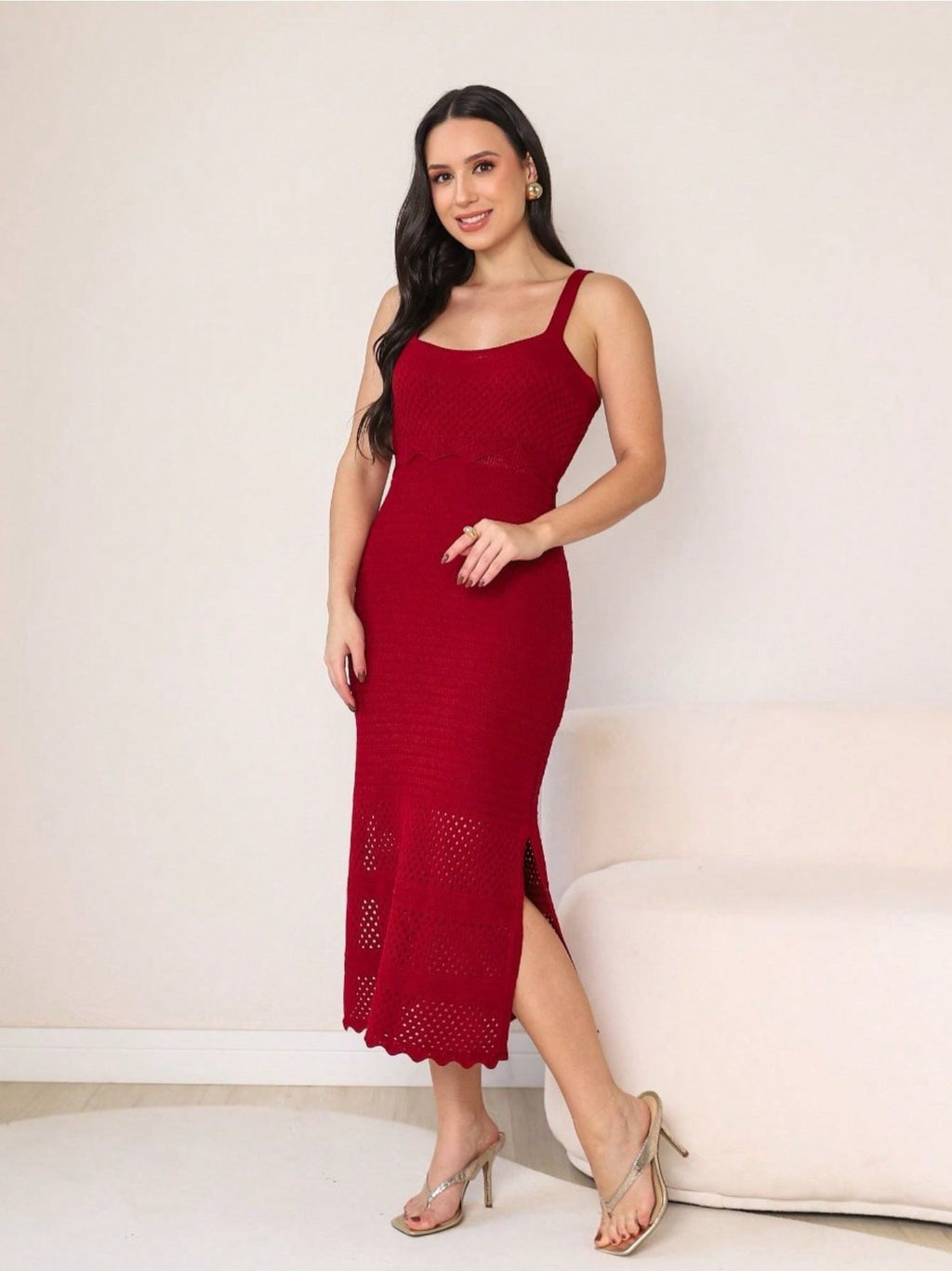 Vestido Longo Tricot Serena