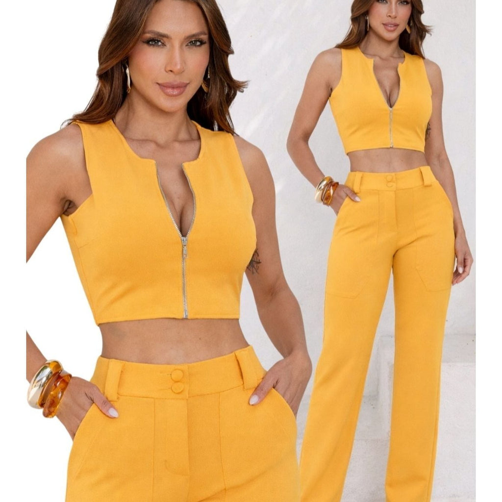 Calça Montaria Cropped Élégance