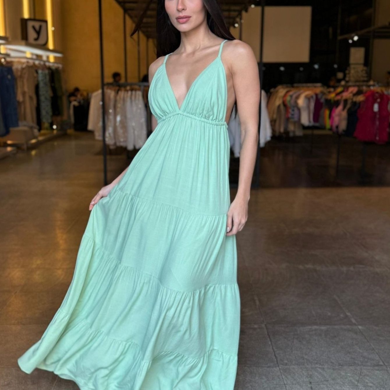 Vestido Mariae Resort em Viscose Premium