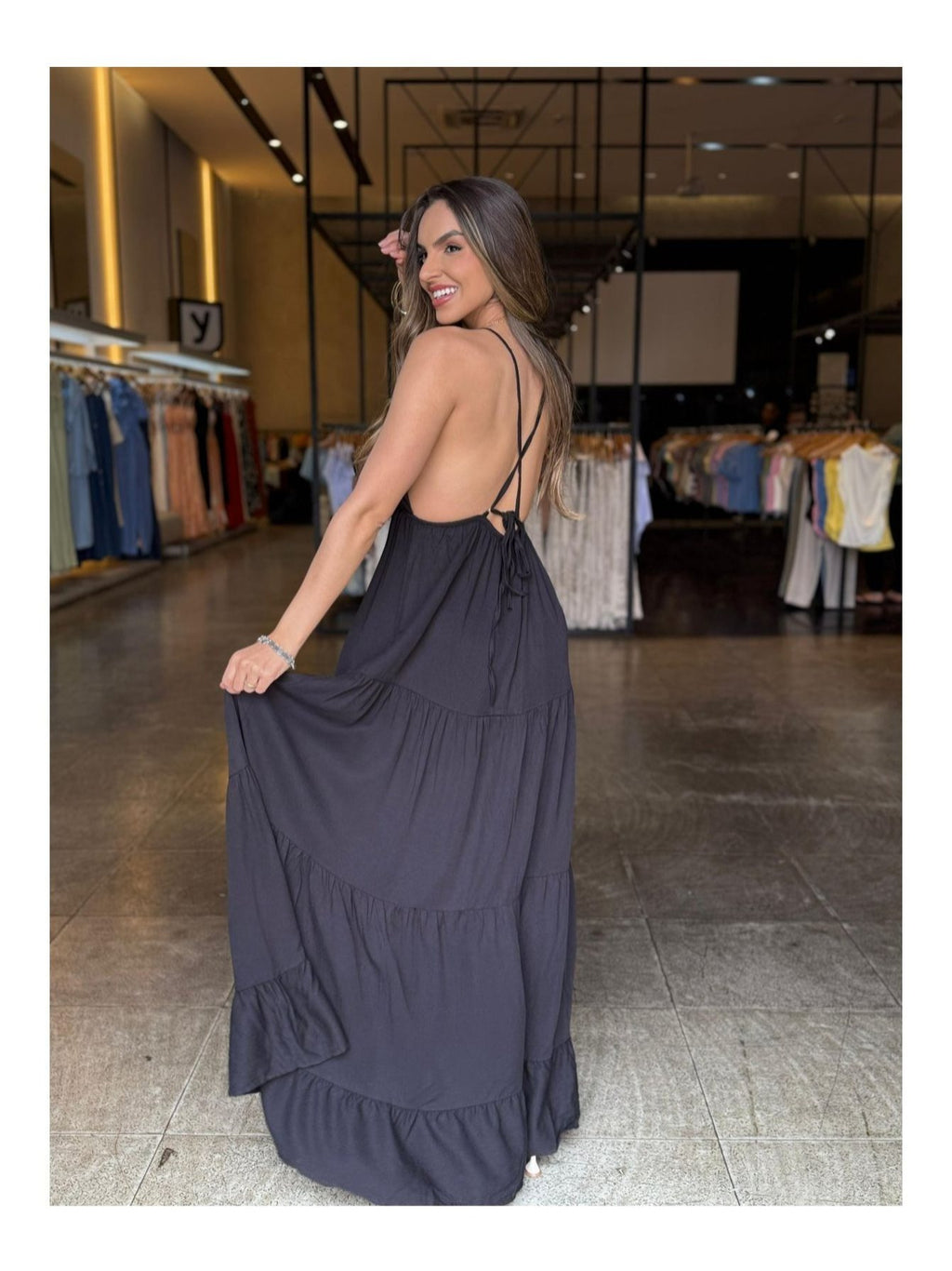 Vestido Mariae Resort em Viscose Premium