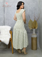 Vestido Midi Tweed Élégance