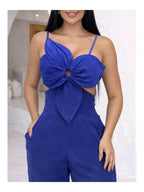 Macacão Boutique Floral em Viscose Premium