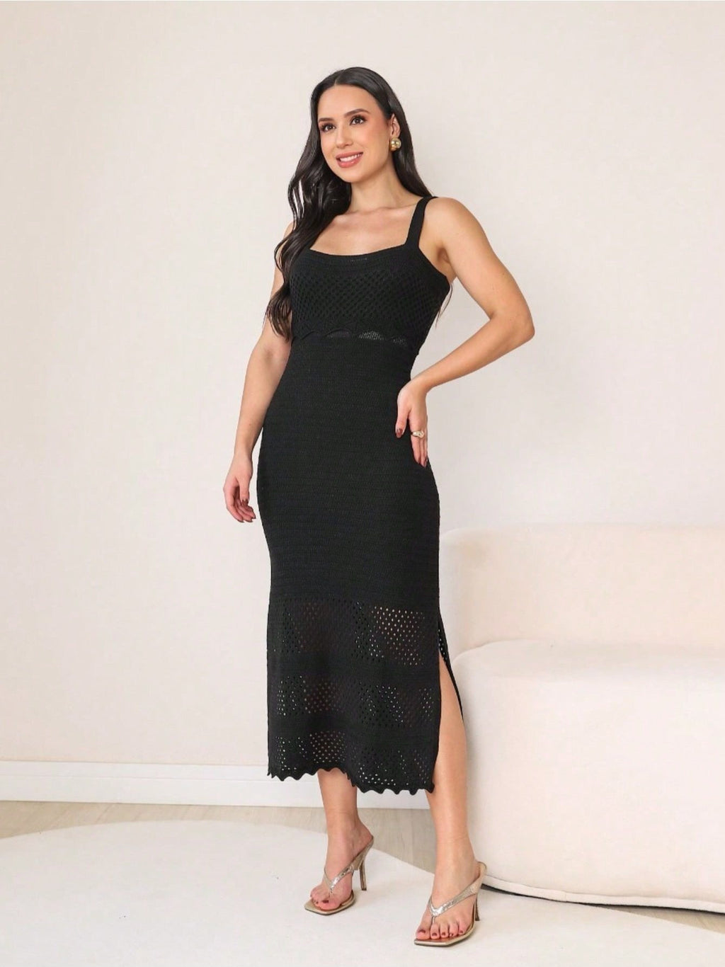 Vestido Longo Tricot Serena