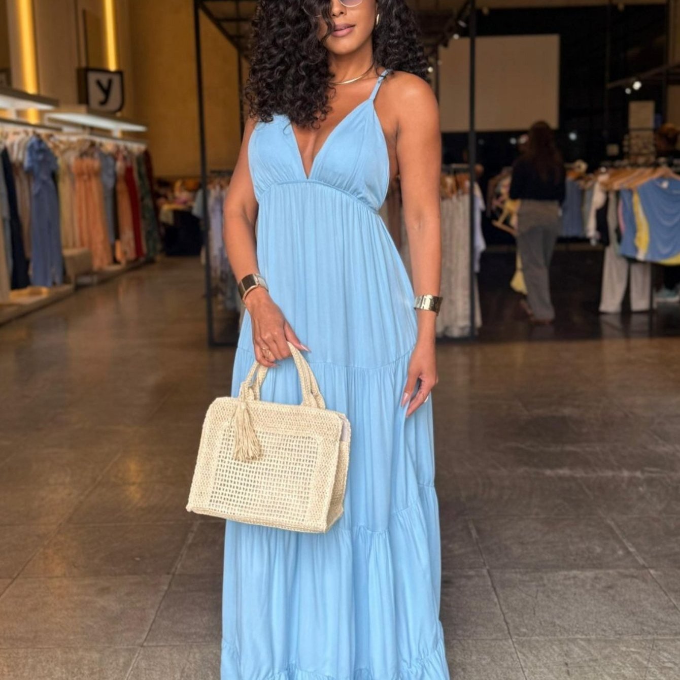 Vestido Mariae Resort em Viscose Premium