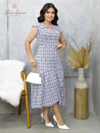 Vestido Midi Tweed Élégance