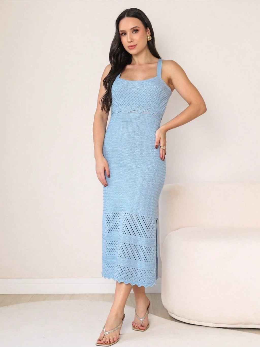 Vestido Longo Tricot Serena