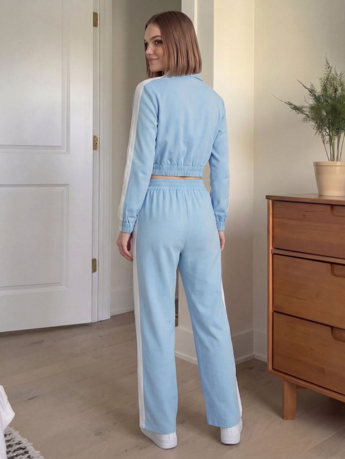 Conjunto Feminino Elegance – Blusa + Calça