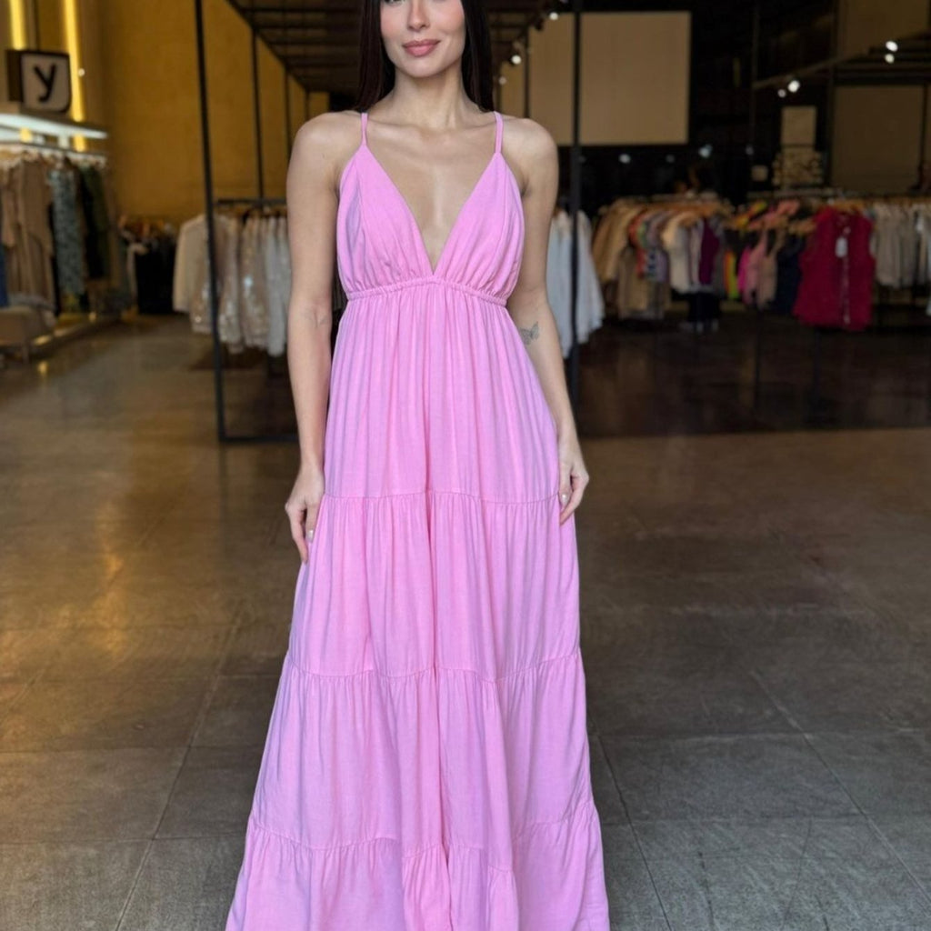 Vestido Mariae Resort em Viscose Premium
