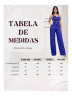Macacão Boutique Floral em Viscose Premium