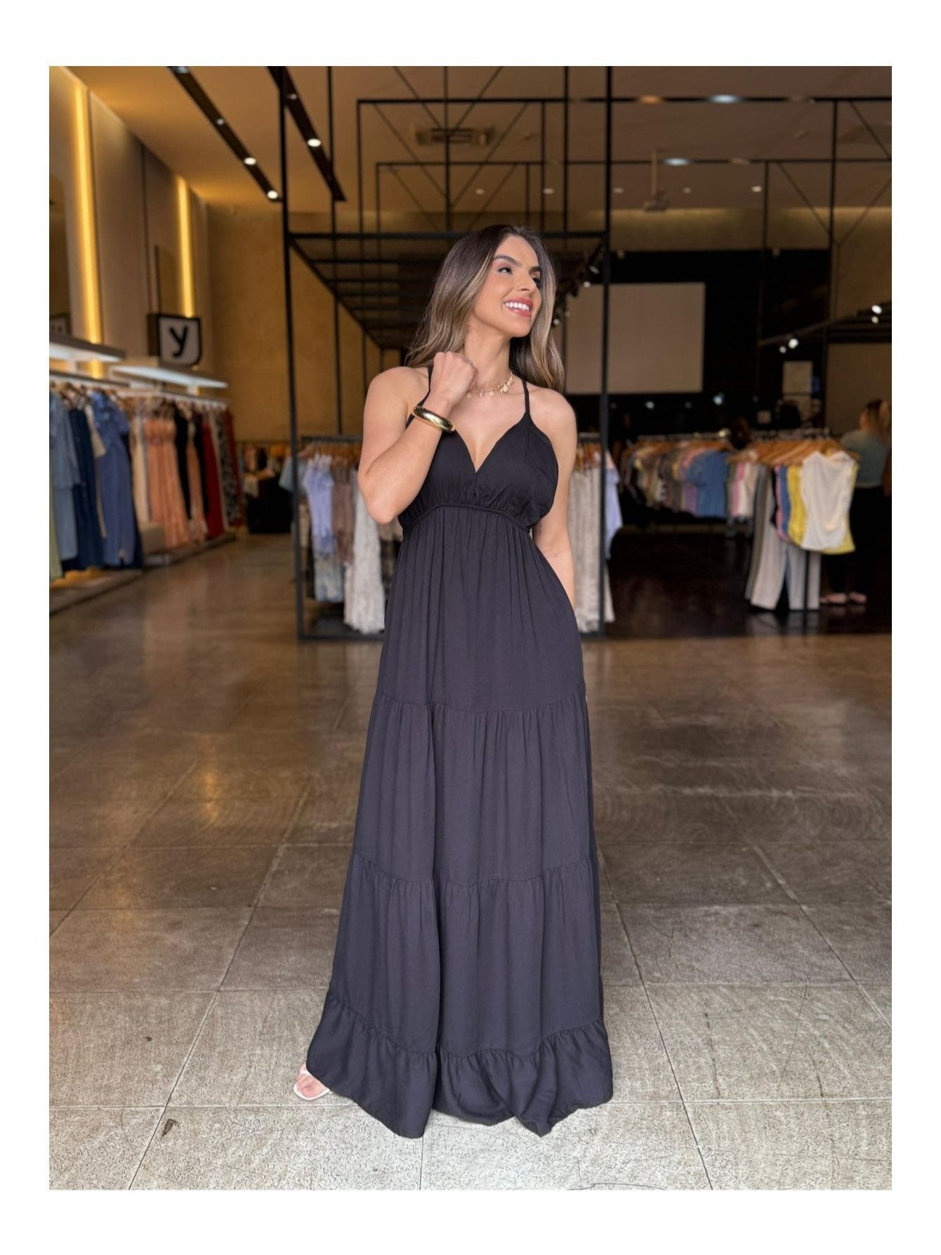 Vestido Mariae Resort em Viscose Premium