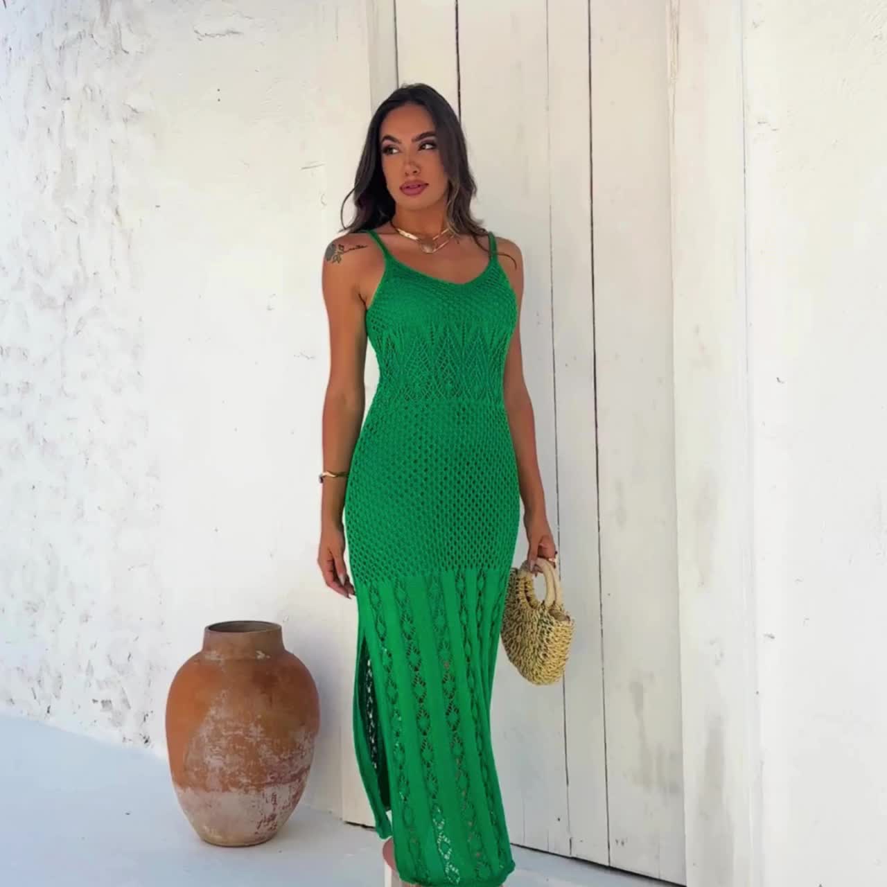 Vestido Crochê Riviera V