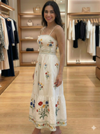 Vestido Feminino Plus Size Floral Boho