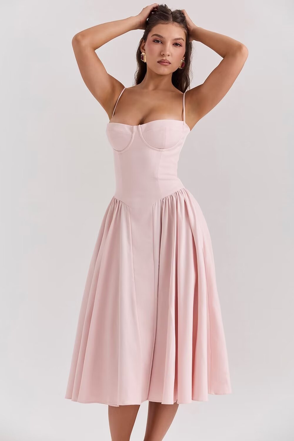 Vestido Midi Meia taça Paris