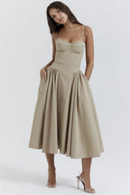 Vestido Midi Meia taça Paris