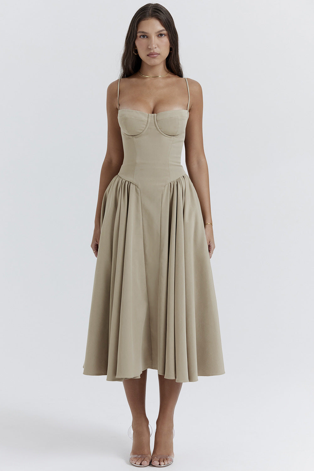 Vestido Midi Meia taça Paris