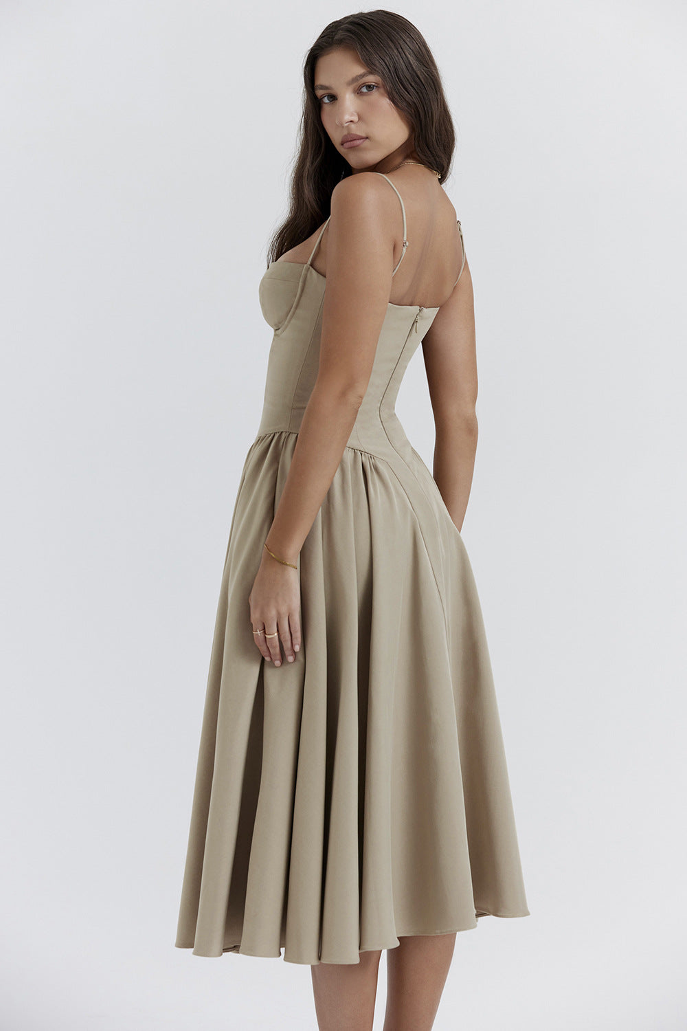 Vestido Midi Meia taça Paris