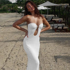 Vestido Longo Satin Elegance