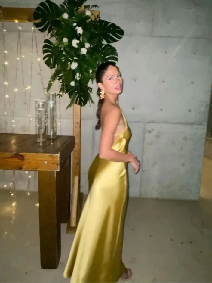 Vestido Glam Satin