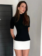 Vestido Elegant Contrast