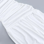 Vestido Longo Com Fenda Aurora - 60% OFF