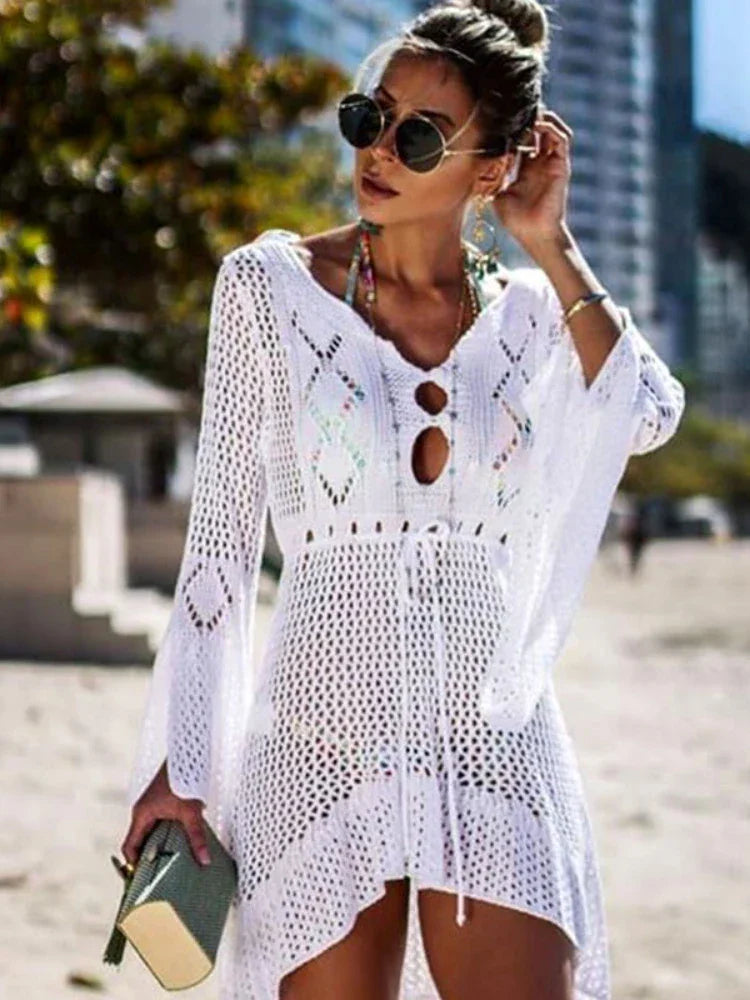 Saída de Praia Crochê Premium