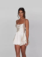 Vestido Curto Lumière Satin