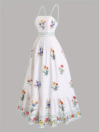 Vestido Feminino Plus Size Floral Boho