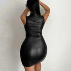 Vestido Leather Glow