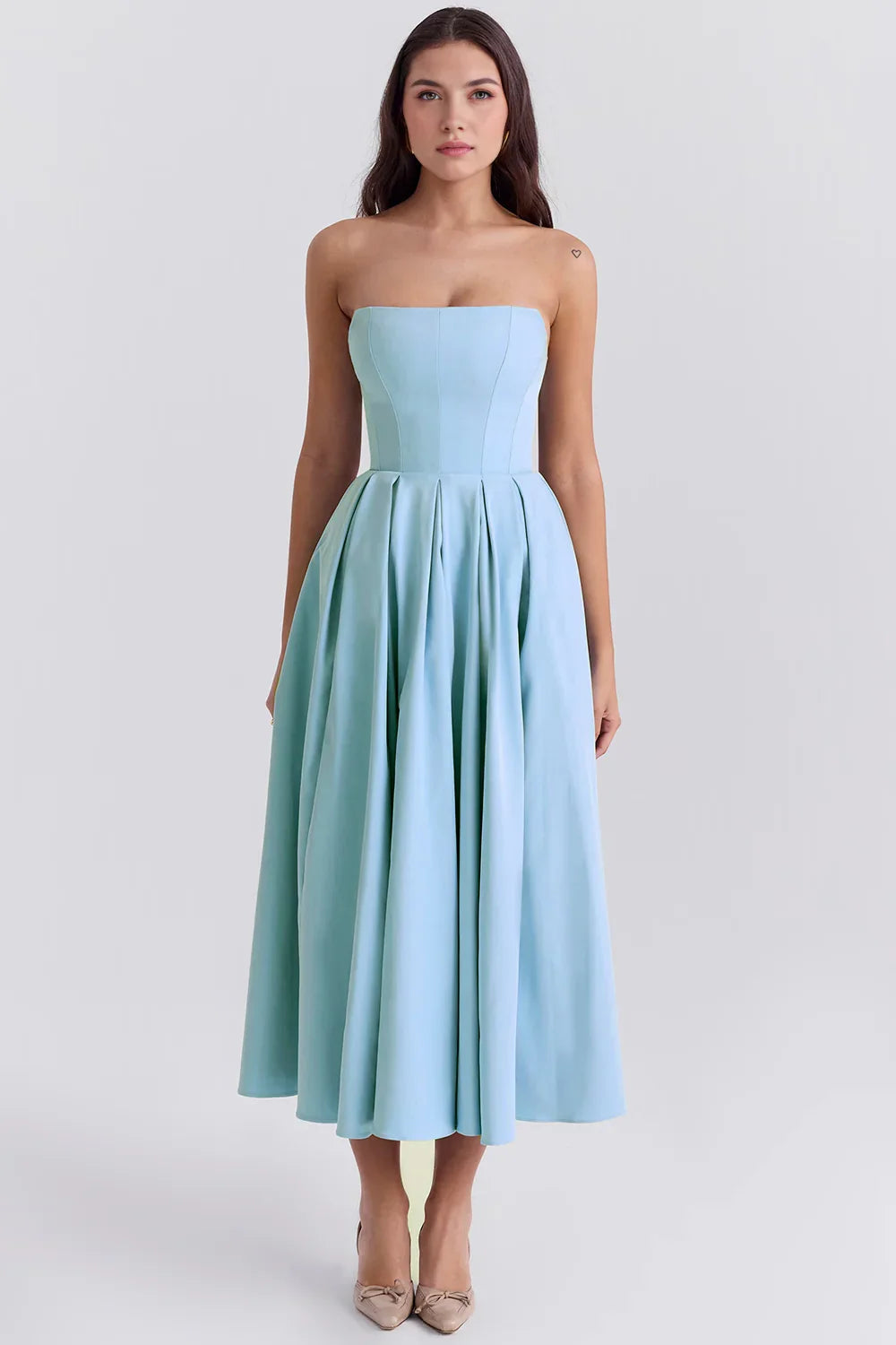 Vestido Bustier Celestial