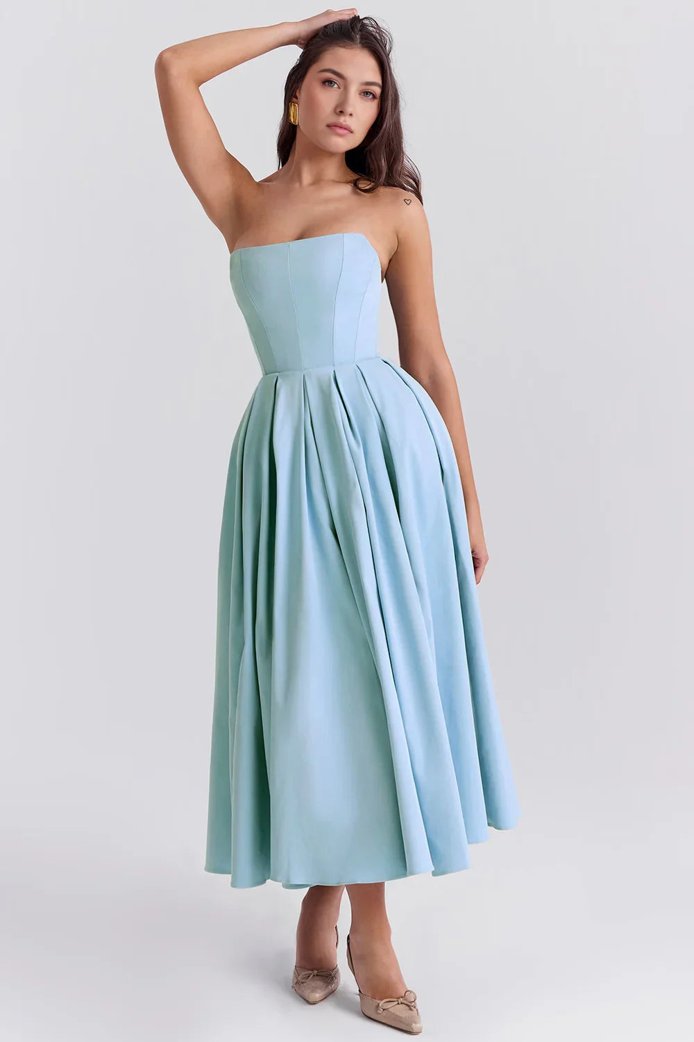 Vestido Bustier Celestial