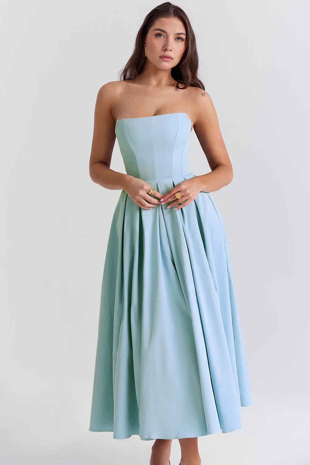Vestido Bustier Celestial