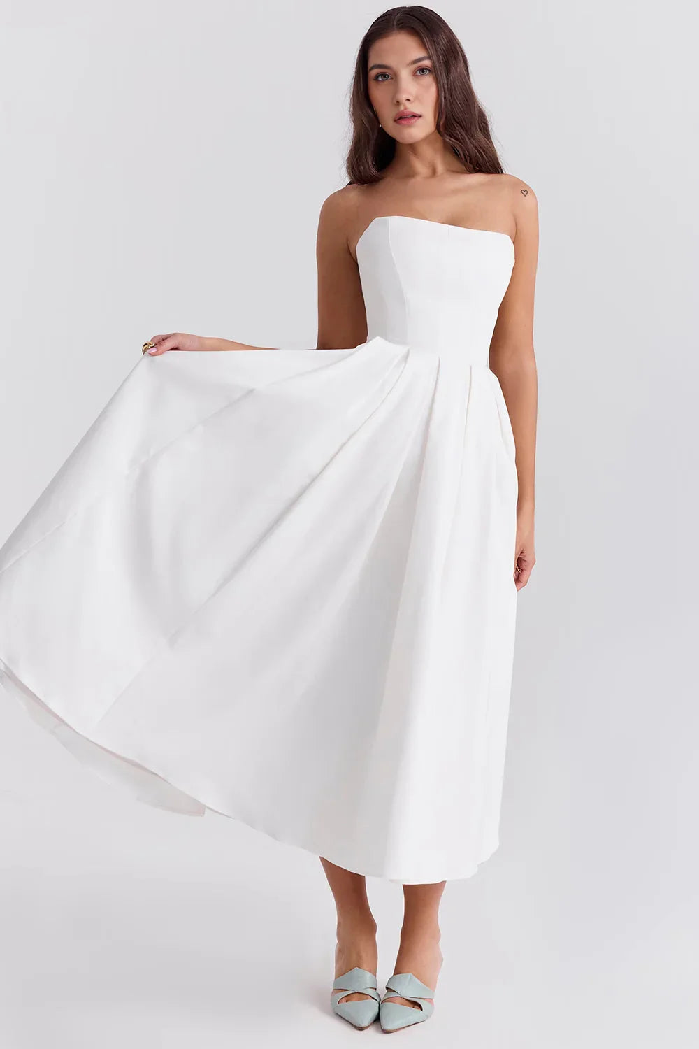 Vestido Bustier Celestial