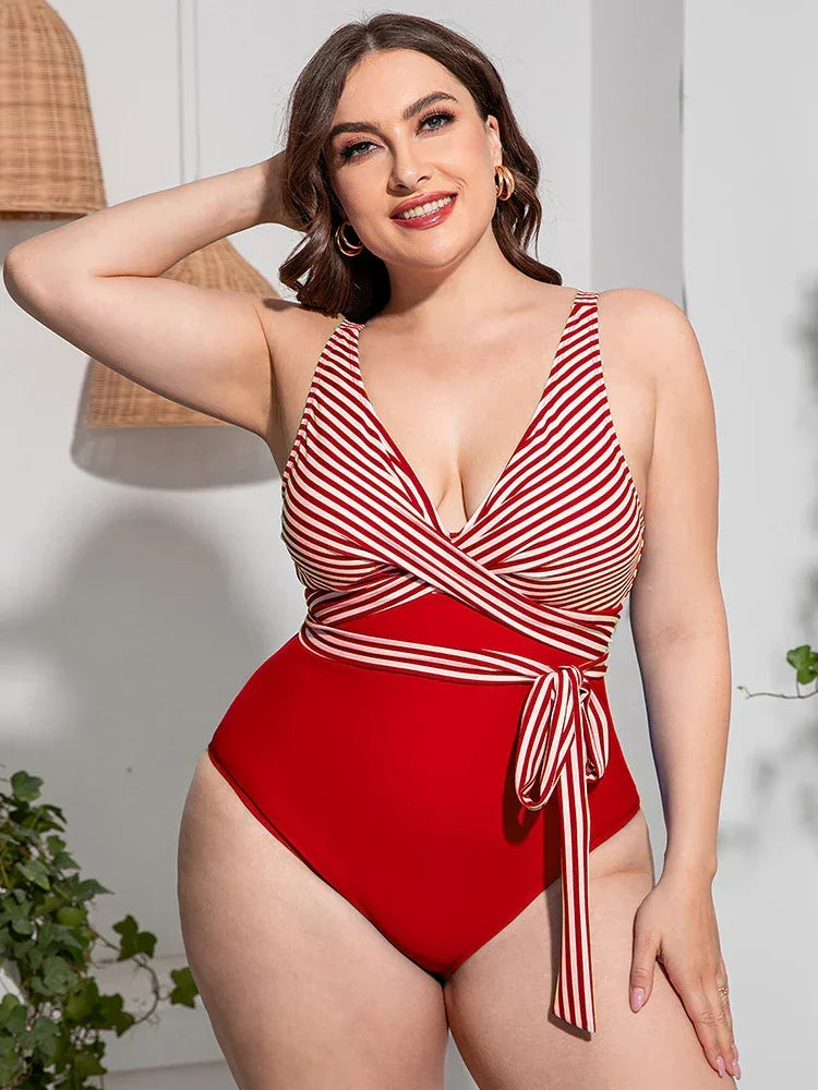 Maiô Navy Charm Plus Size