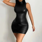 Vestido Leather Glow