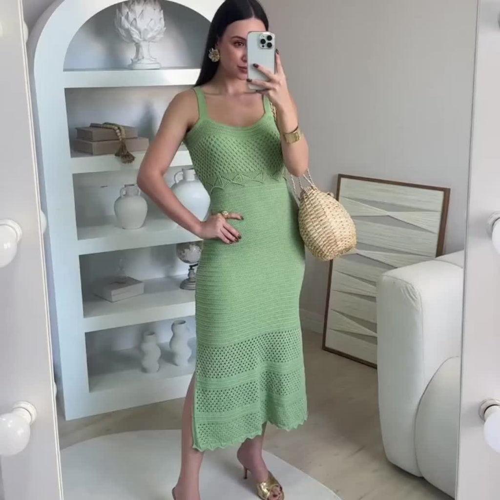 Vestido Longo Tricot Serena
