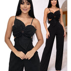 Macacão Boutique Floral em Viscose Premium