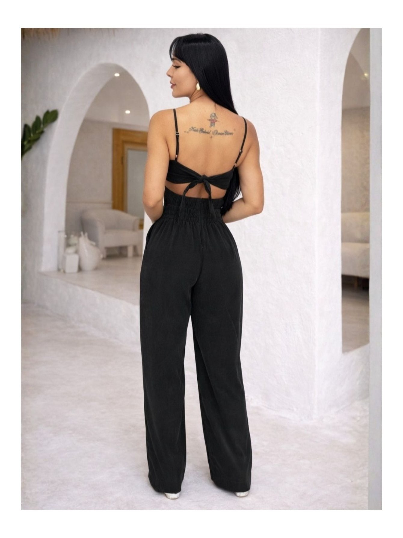 Macacão Boutique Floral em Viscose Premium