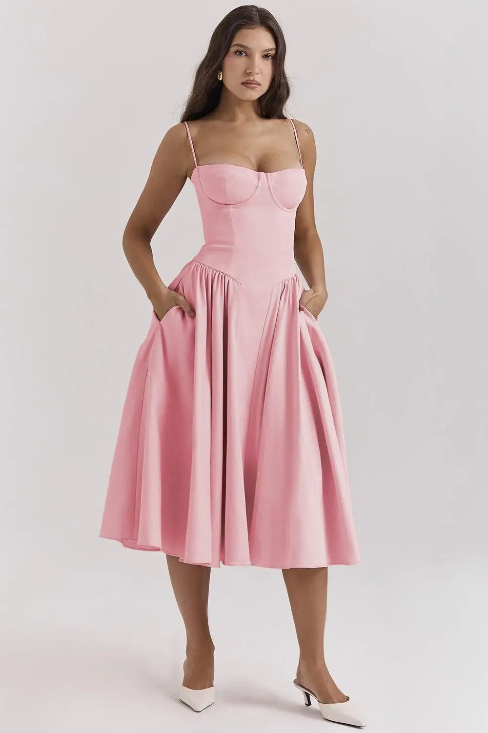 Vestido Midi Meia taça Paris